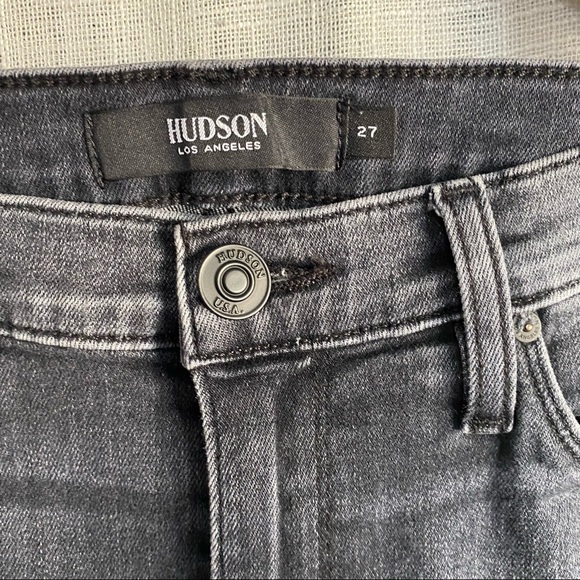 Hudson Nico Straight Tuxedo Stripe Jeans - Picture 4 of 11